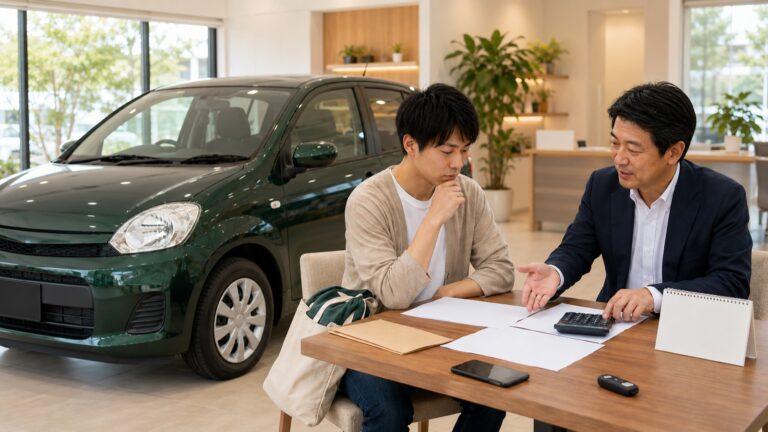 自社ローンの相談は何からを確認する車選びのイメージ