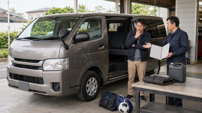仕事用の中古車は何を選ぶを確認する車選びのイメージ