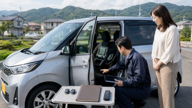 ミニバンの購入で後悔しないを確認する車選びのイメージ