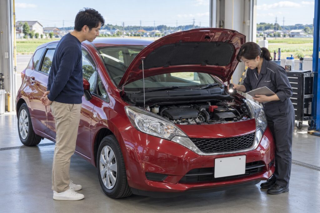 年式の古い中古車は大丈夫を確認する車選びのイメージ