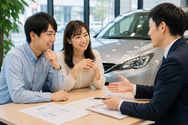 自社ローンで乗り換えできるを確認する車選びのイメージ
